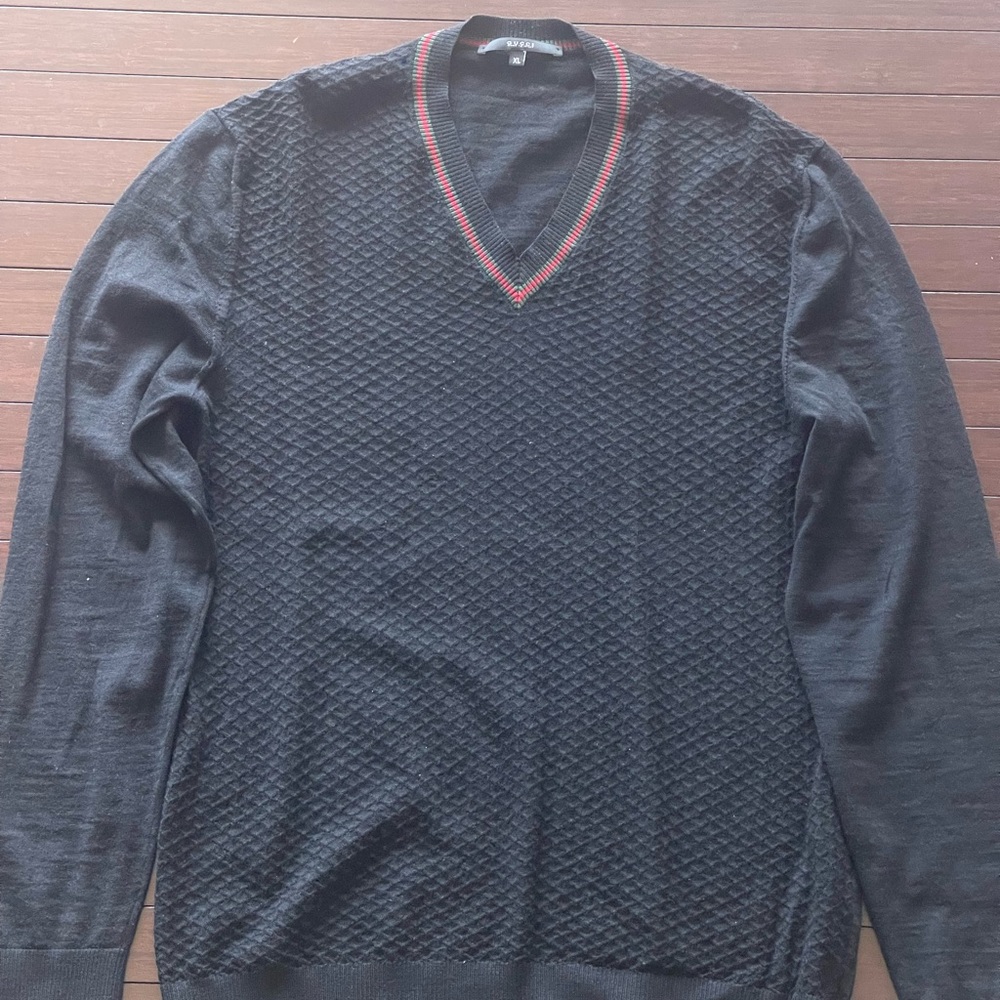 Authentic Mens Gucci Sweatshirt Black Size (X-Large)